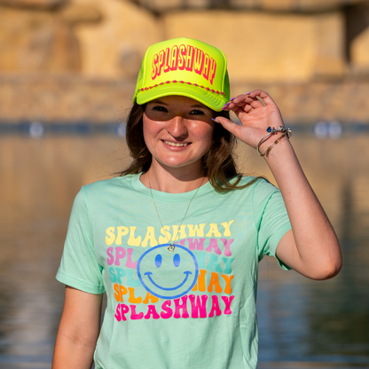 Neon Splashway Trucker